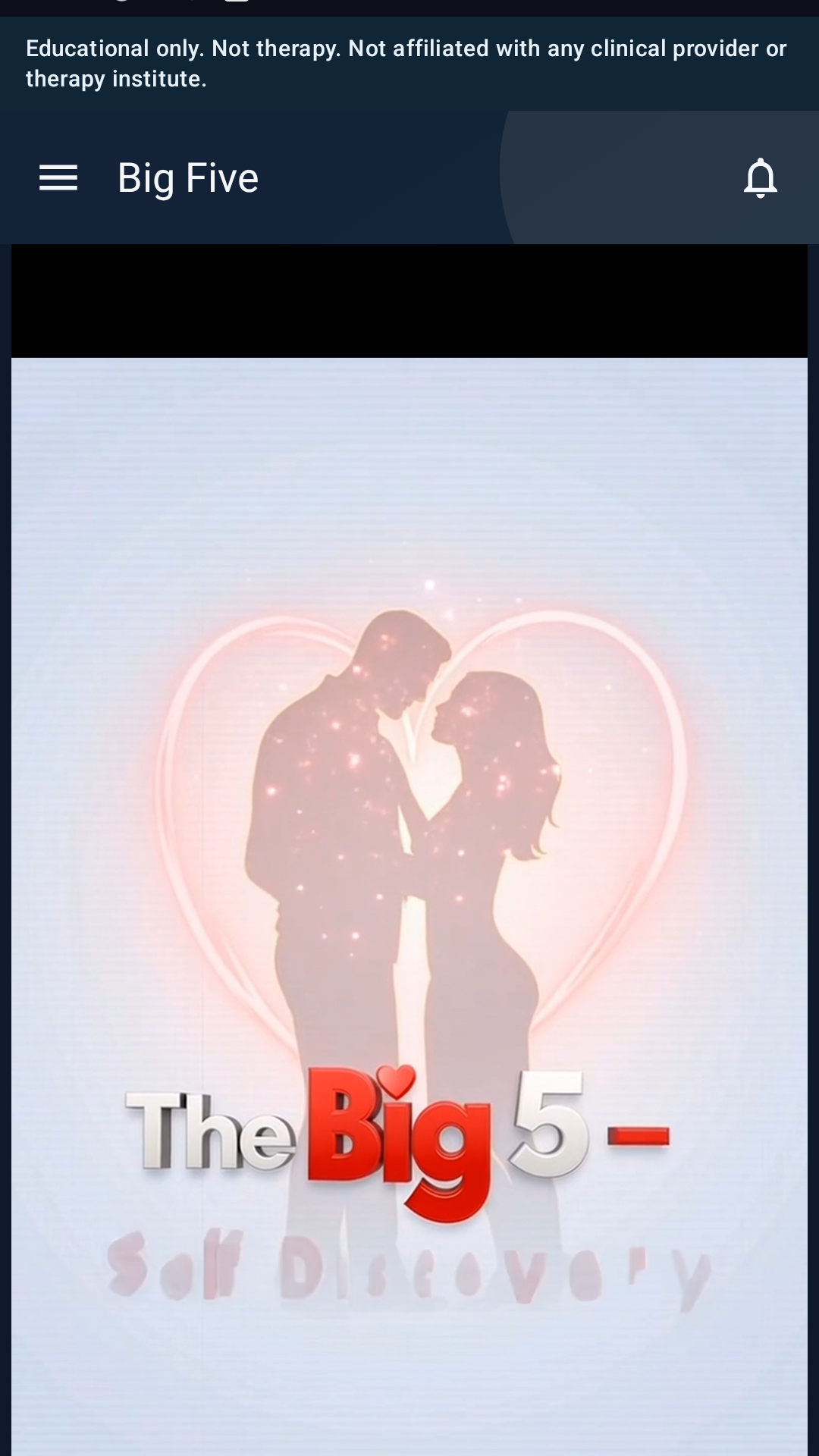 Illustrative Big Five personality reflection preview.